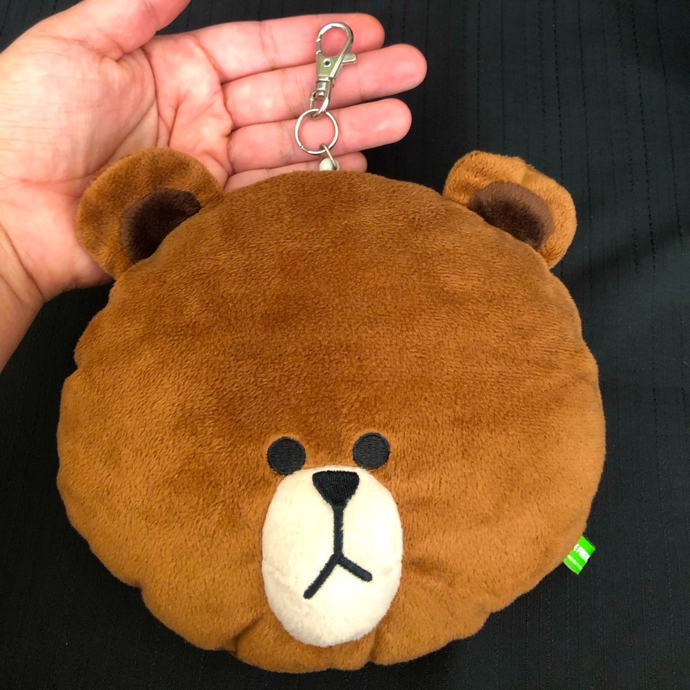 Line Friends Brown ID pouch